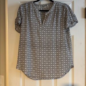 Pleione Monochrome Patterned Top